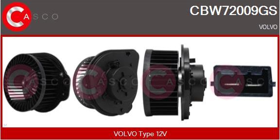 Casco CBW72009GS - Ventilator, habitaclu aaoparts.ro