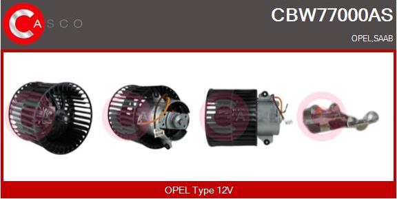 Casco CBW77000AS - Ventilator, habitaclu aaoparts.ro