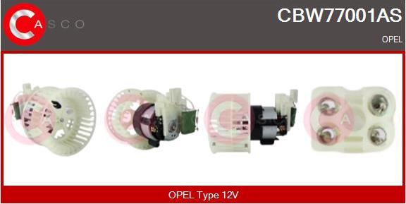 Casco CBW77001AS - Ventilator, habitaclu aaoparts.ro