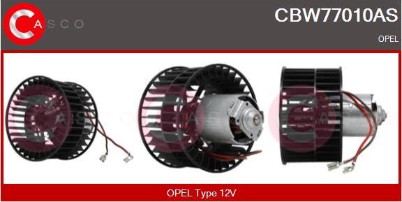 Casco CBW77010AS - Ventilator, habitaclu aaoparts.ro