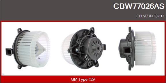 Casco CBW77026AS - Ventilator, habitaclu aaoparts.ro