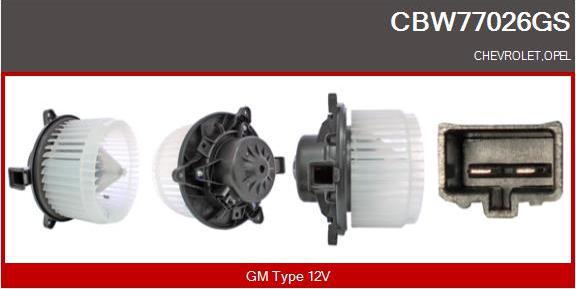 Casco CBW77026GS - Ventilator, habitaclu aaoparts.ro