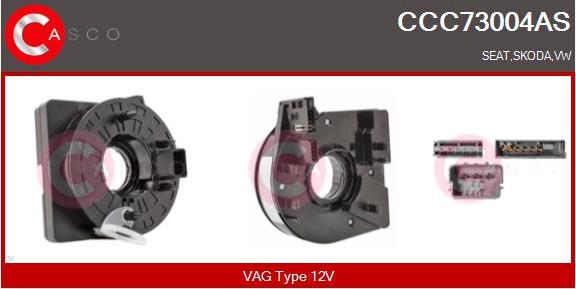 Casco CCC73004AS - Arc spirala, Airbag aaoparts.ro