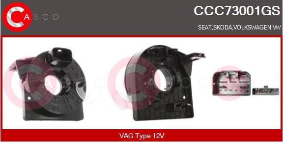 Casco CCC73001GS - Arc spirala, Airbag aaoparts.ro