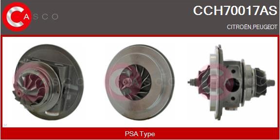Casco CCH70017AS - Ansamblu miez turbo aaoparts.ro