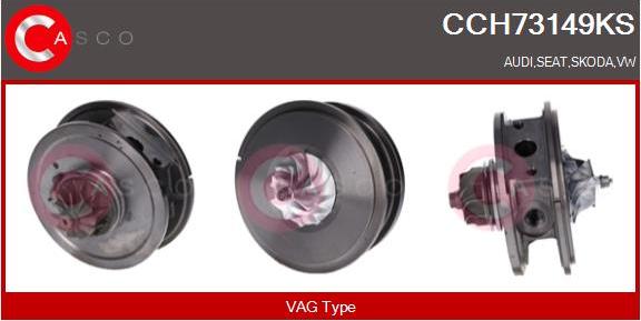 Casco CCH73149KS - Ansamblu miez turbo aaoparts.ro