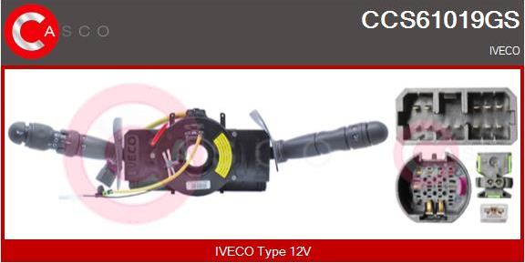 Casco CCS61019GS - Comutator coloana directie aaoparts.ro