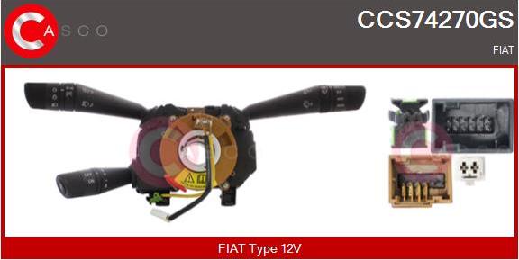 Casco CCS74270GS - Comutator coloana directie aaoparts.ro