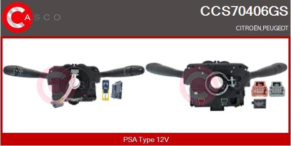 Casco CCS70406GS - Comutator coloana directie aaoparts.ro