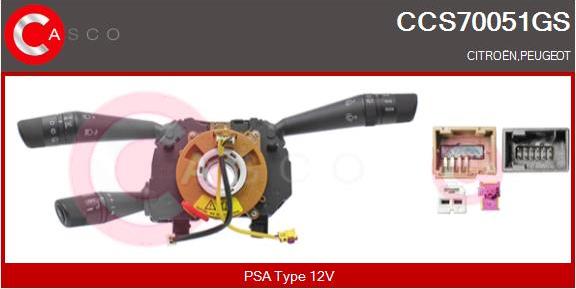 Casco CCS70051GS - Comutator coloana directie aaoparts.ro
