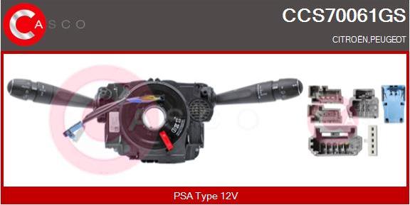 Casco CCS70061GS - Comutator coloana directie aaoparts.ro
