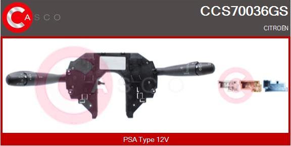 Casco CCS70036GS - Comutator coloana directie aaoparts.ro