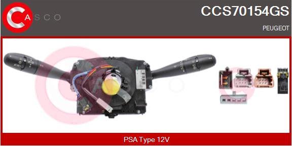 Casco CCS70154GS - Comutator coloana directie aaoparts.ro
