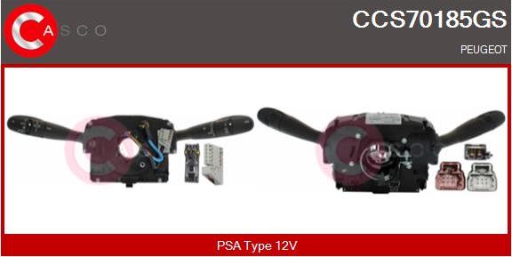 Casco CCS70185GS - Comutator coloana directie aaoparts.ro