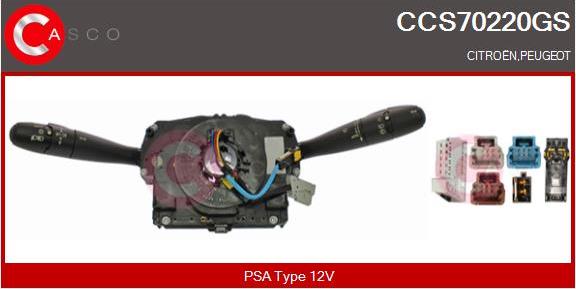 Casco CCS70220GS - Comutator coloana directie aaoparts.ro