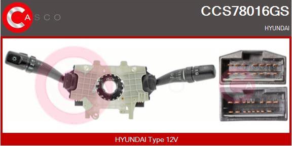 Casco CCS78016GS - Comutator coloana directie aaoparts.ro