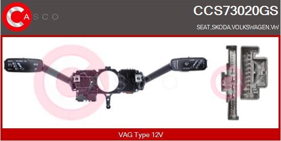 Casco CCS73020GS - Comutator coloana directie aaoparts.ro