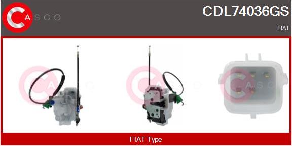 Casco CDL74036GS - Incuietoare usa aaoparts.ro