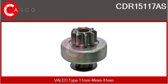 Casco CDR15117AS - Pinion electromotor aaoparts.ro