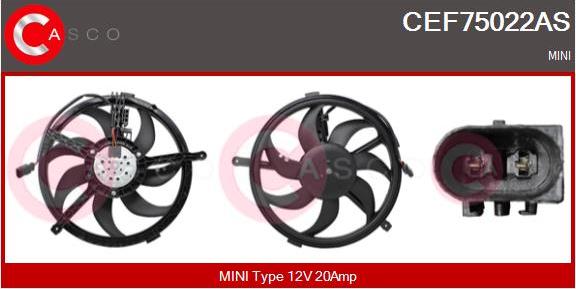 Casco CEF75022AS - Motor electric,ventilator aaoparts.ro