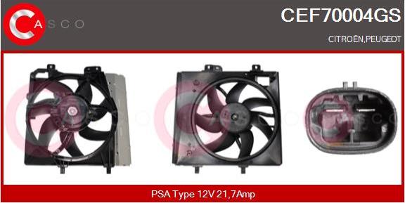 Casco CEF70004GS - Motor electric,ventilator aaoparts.ro