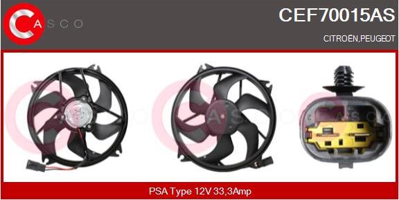 Casco CEF70015AS - Motor electric,ventilator aaoparts.ro