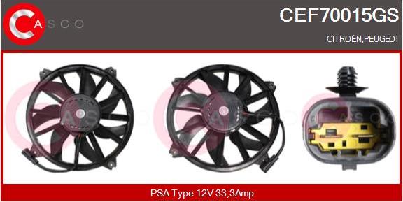 Casco CEF70015GS - Motor electric,ventilator aaoparts.ro