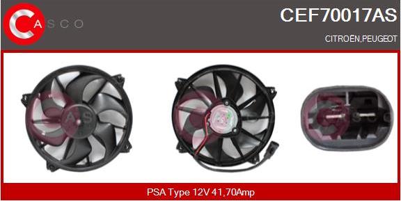 Casco CEF70017AS - Motor electric,ventilator aaoparts.ro