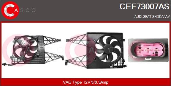 Casco CEF73007AS - Motor electric,ventilator aaoparts.ro