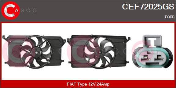 Casco CEF72025GS - Motor electric,ventilator aaoparts.ro