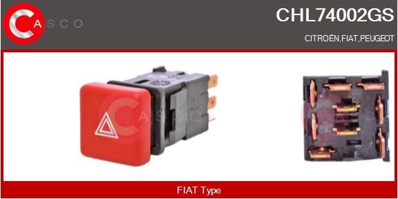 Casco CHL74002GS - Comutator ,lumini de avarie aaoparts.ro
