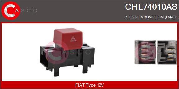 Casco CHL74010AS - Comutator ,lumini de avarie aaoparts.ro