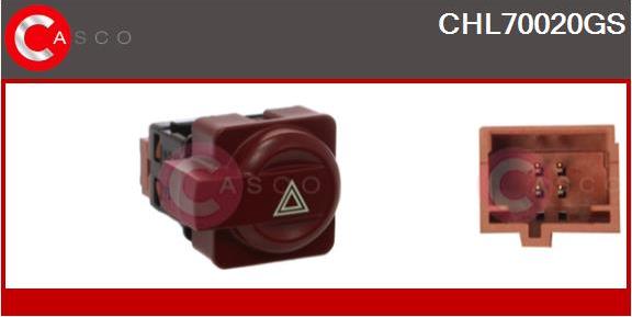 Casco CHL70020GS - Comutator ,lumini de avarie aaoparts.ro
