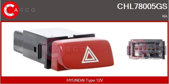 Casco CHL78005GS - Comutator ,lumini de avarie aaoparts.ro