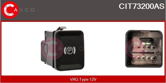 Casco CIT73200AS - Comutator, actionare frana de parcare aaoparts.ro
