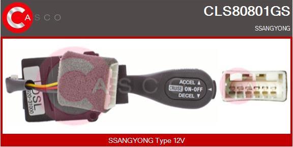 Casco CLS80801GS - Intrerupator, control automat al vitezei aaoparts.ro