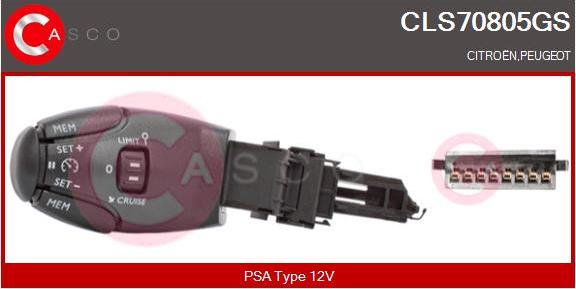 Casco CLS70805GS - Intrerupator, control automat al vitezei aaoparts.ro
