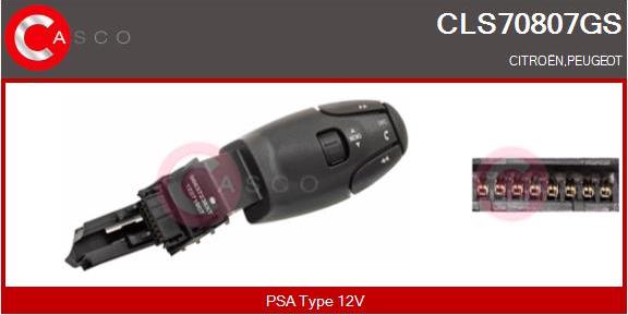 Casco CLS70807GS - Intrerupator, control automat al vitezei aaoparts.ro