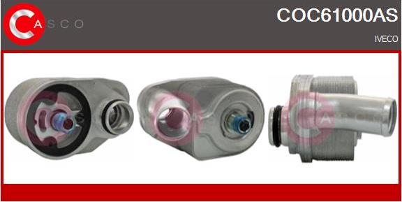 Casco COC61000AS - Radiator ulei, ulei motor aaoparts.ro