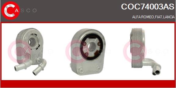 Casco COC74003AS - Radiator ulei, ulei motor aaoparts.ro