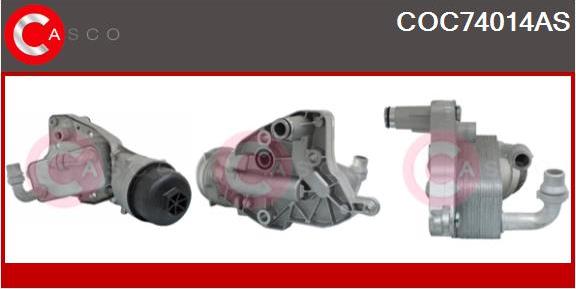Casco COC74014AS - Radiator ulei, ulei motor aaoparts.ro