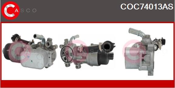 Casco COC74013AS - Radiator ulei, ulei motor aaoparts.ro