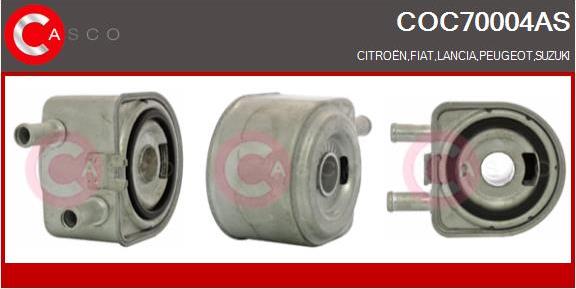 Casco COC70004AS - Radiator ulei, ulei motor aaoparts.ro