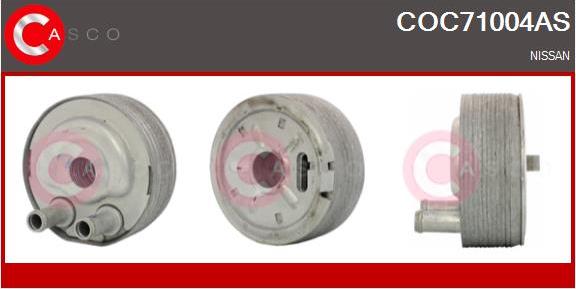 Casco COC71004AS - Radiator ulei, ulei motor aaoparts.ro