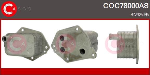 Casco COC78000AS - Radiator ulei, ulei motor aaoparts.ro