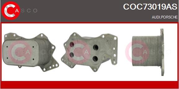 Casco COC73019AS - Radiator ulei, ulei motor aaoparts.ro