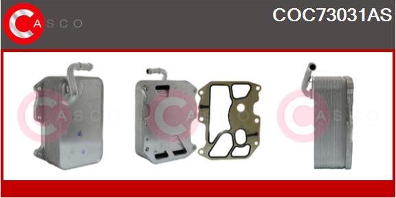 Casco COC73031AS - Radiator ulei, ulei motor aaoparts.ro