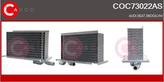 Casco COC73022AS - Radiator ulei, ulei motor aaoparts.ro