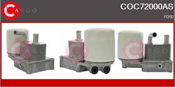 Casco COC72000AS - Radiator ulei, ulei motor aaoparts.ro