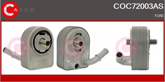 Casco COC72003AS - Radiator ulei, ulei motor aaoparts.ro